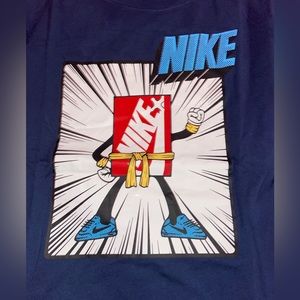 A brand new dark blue nile shirt